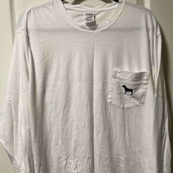 Pink by Victoria Secret Long sleeve Rhinestoned shirt - Picture 2 of 3